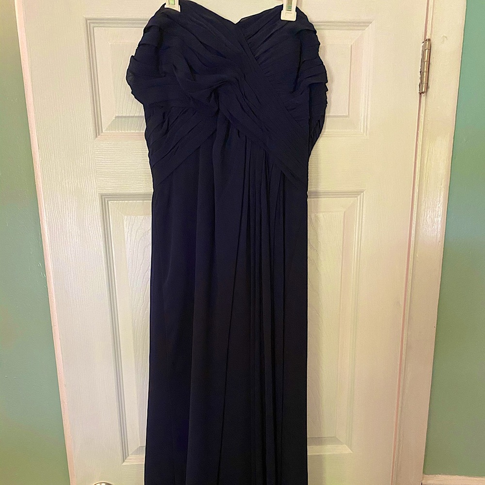 Navy Blue Bridesmaid Dress